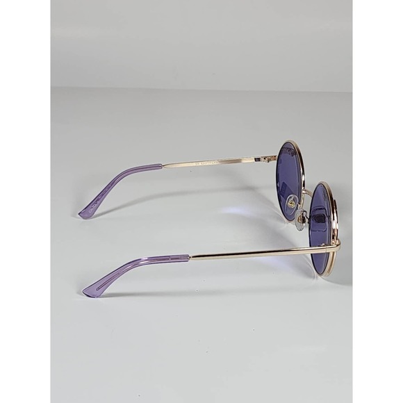 FGX by Foster Grant Gold & Purple Full Round Metal Frame Sunglasses 52077FGX500 - Picture 6 of 11